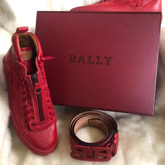 bally hekem leather sneaker